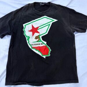 Famous Stars & Straps California Logo Tee Black XL Streetwear Classic